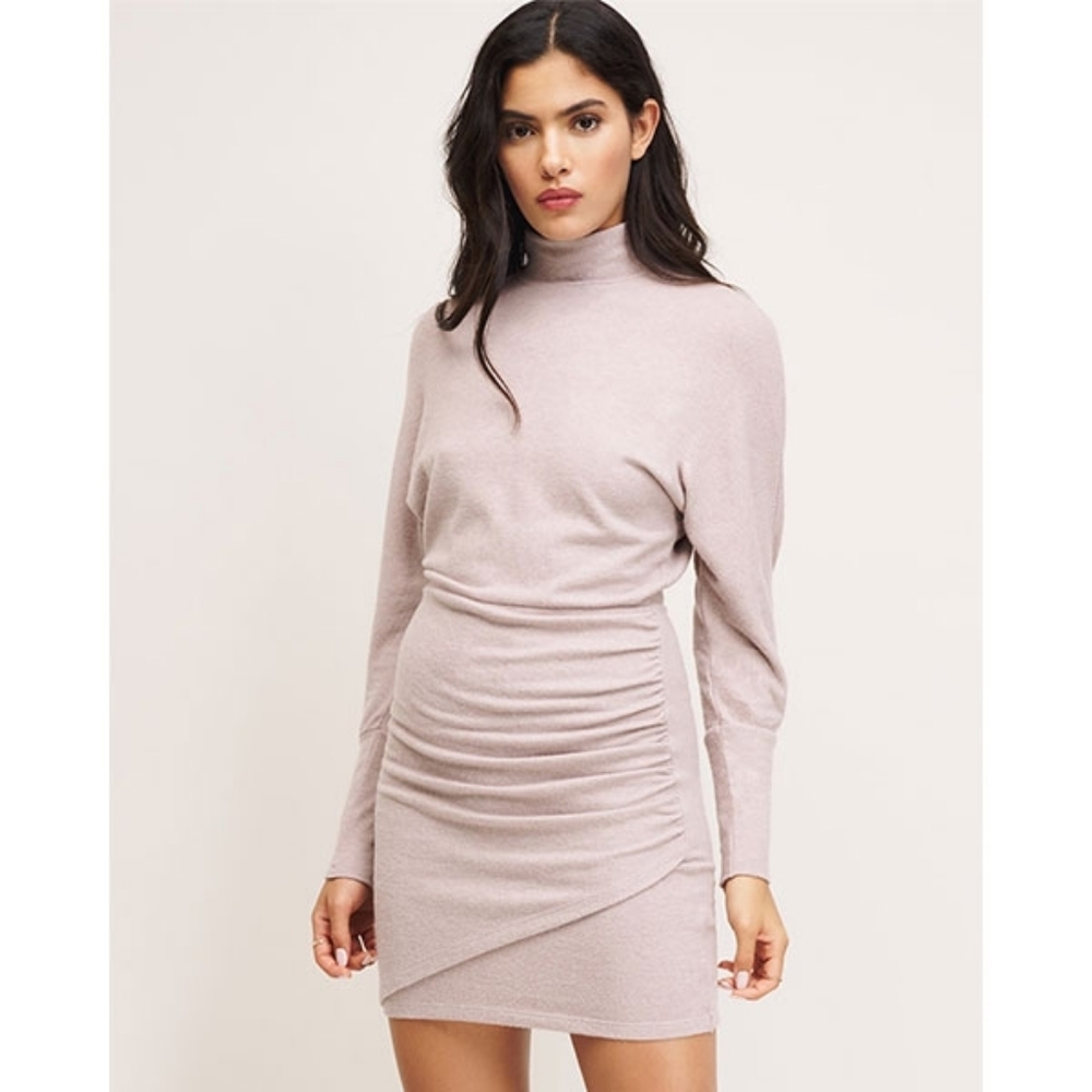 NWT Dynamite Women's Pink Bodycon Dolma Sleeve Mini Dress Size Small